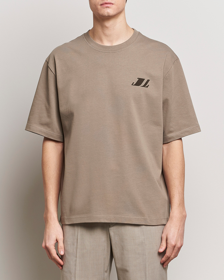 Herren | Kurzarm T-Shirt | J.Lindeberg | Cameron Loose T-Shirt Walnut