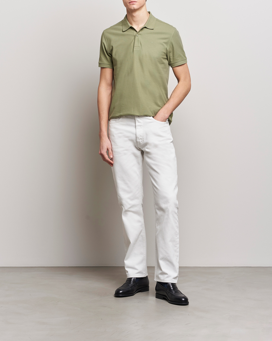 Herren | Poloshirts | J.Lindeberg | Troy Polo Shirt Oil Green