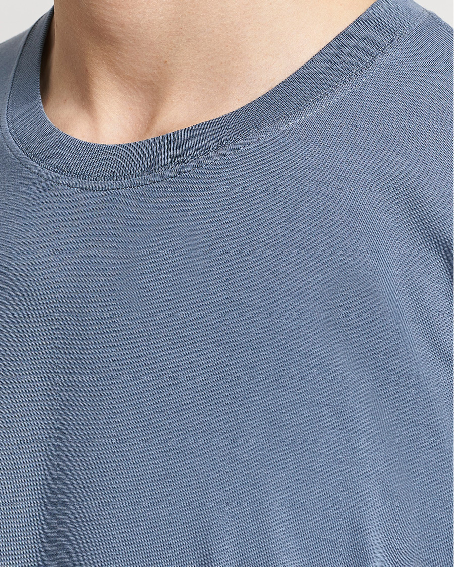 Herren | T-Shirts | CDLP | Crew Neck Tee Steel Blue