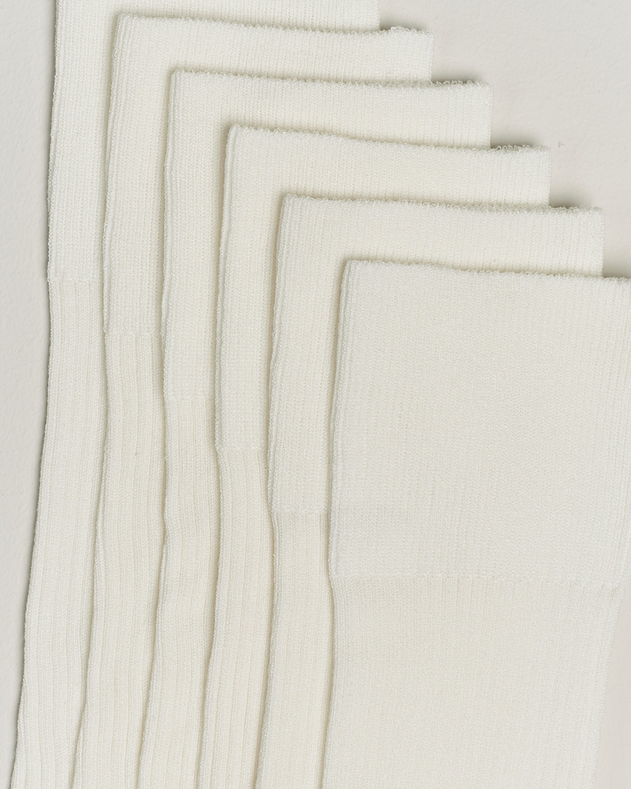 Herren | Kategorie | CDLP | 6-Pack Cotton Rib Socks White