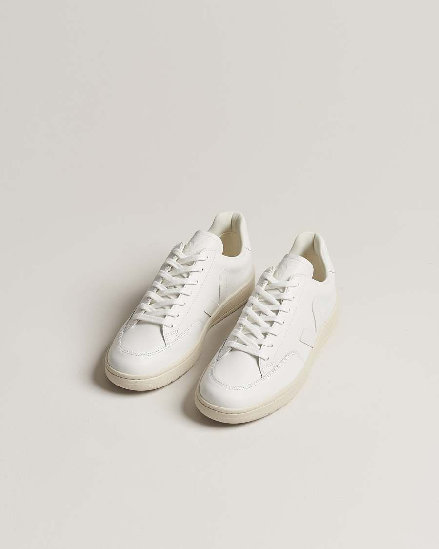 Herr |  | Veja | V-12 Leather Sneaker Extra White