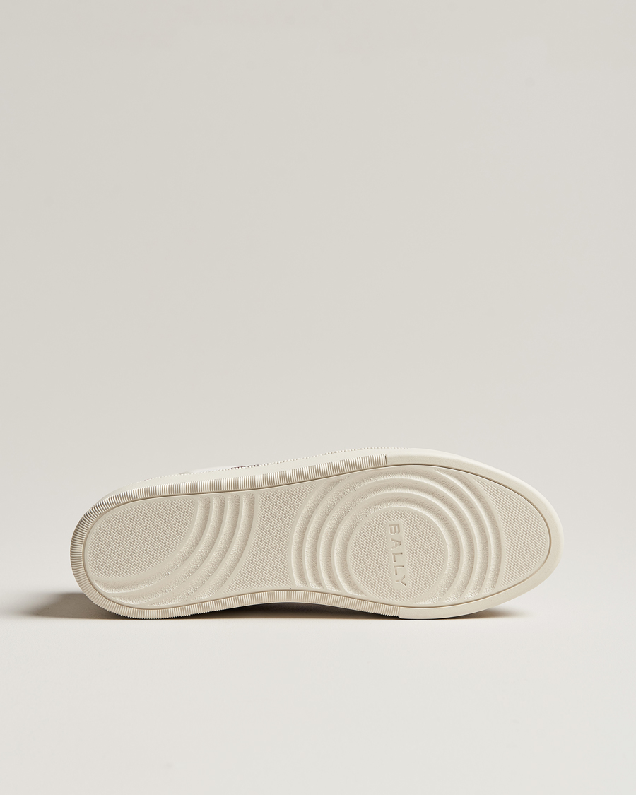 Herren | Bally Rebby Leather Sneaker White/Ballyred | Bally | Rebby Leather Sneaker White/Ballyred