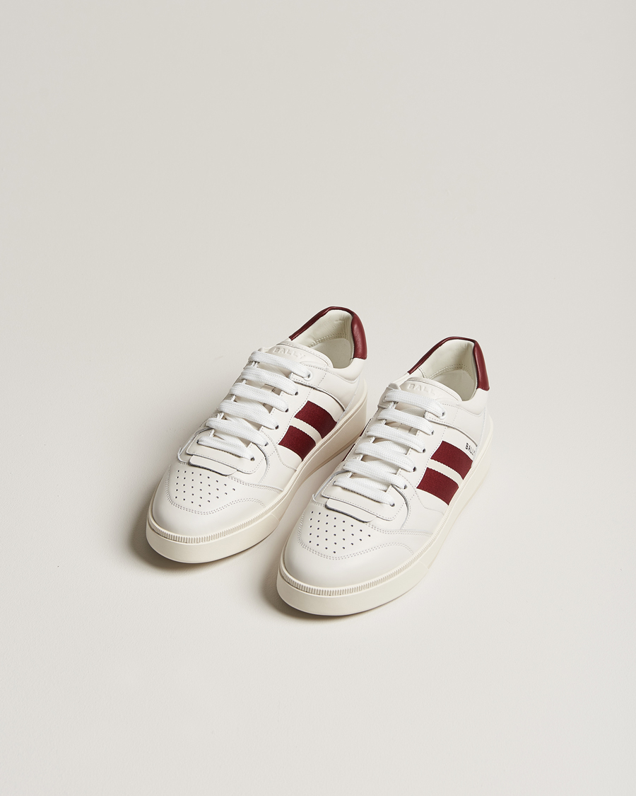 Herr |  | Bally | Rebby Leather Sneaker White/Ballyred