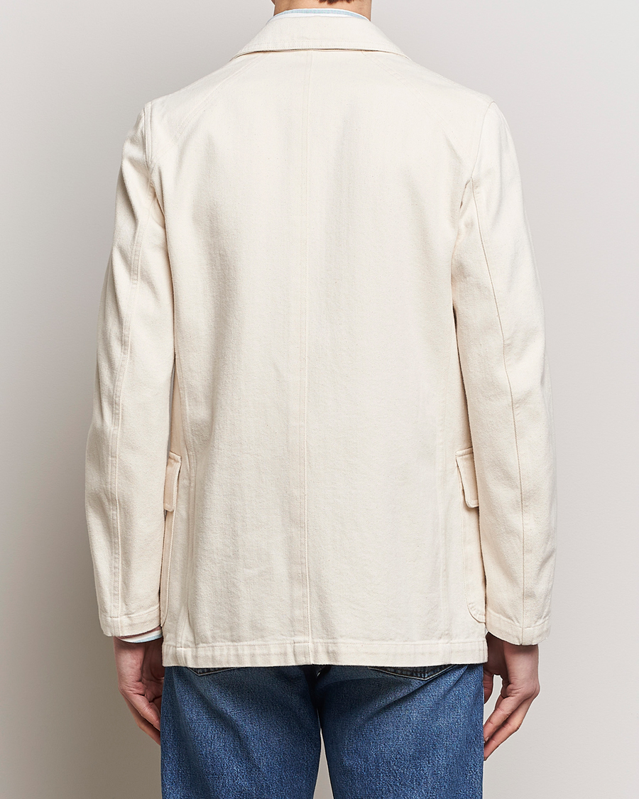 Herren | Sakkos | Drake's | MKIV Denim Games Blazer Ecru