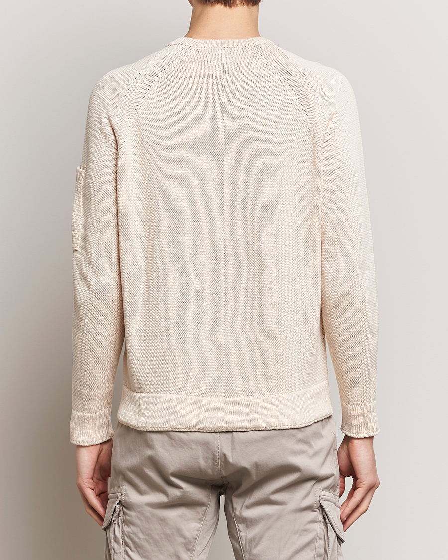Herren | Pullover | C.P. Company | Compact Cotton Lens Crewneck Ecru