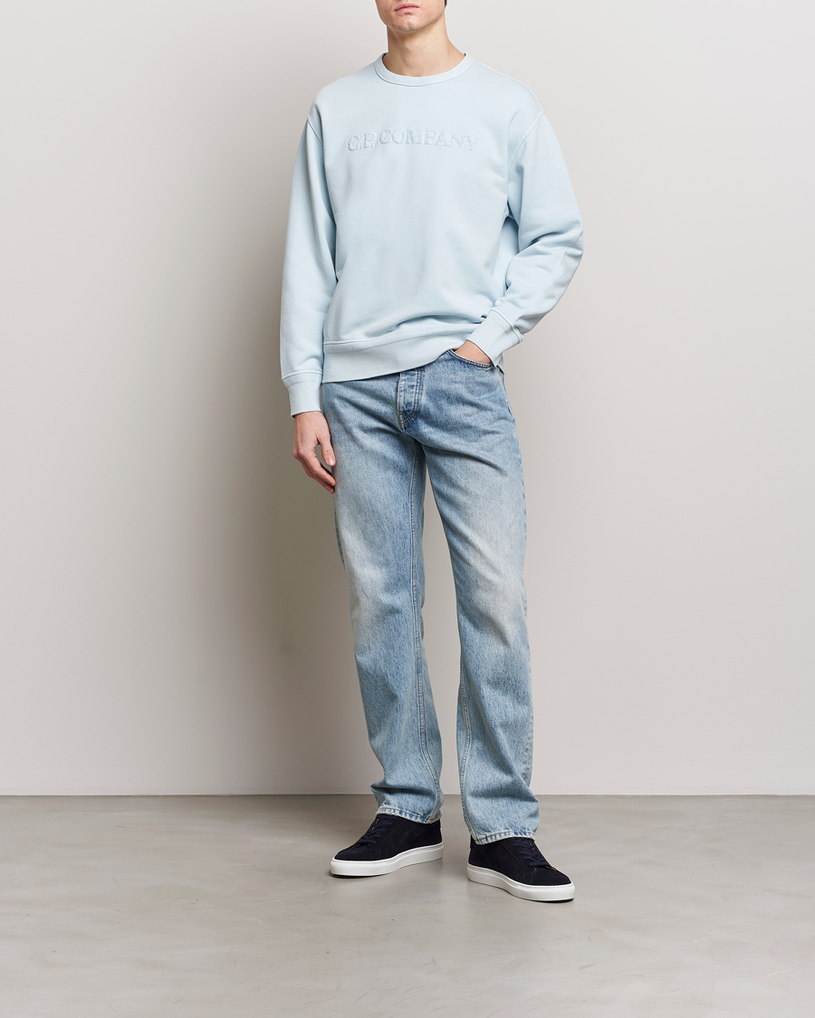 Herren | Pullover | C.P. Company | Resist Dyed Cotton Logo Sweatshirt Mint