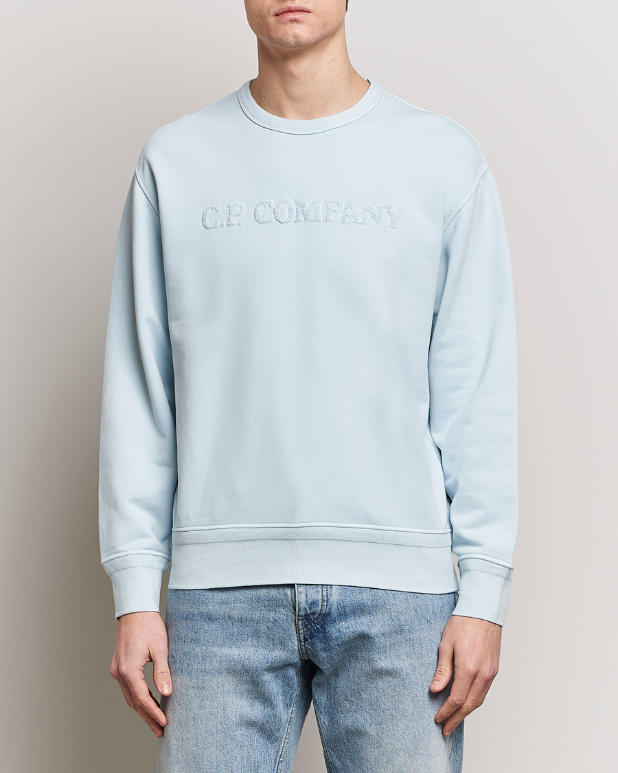 Herren | Kategorie | C.P. Company | Resist Dyed Cotton Logo Sweatshirt Mint