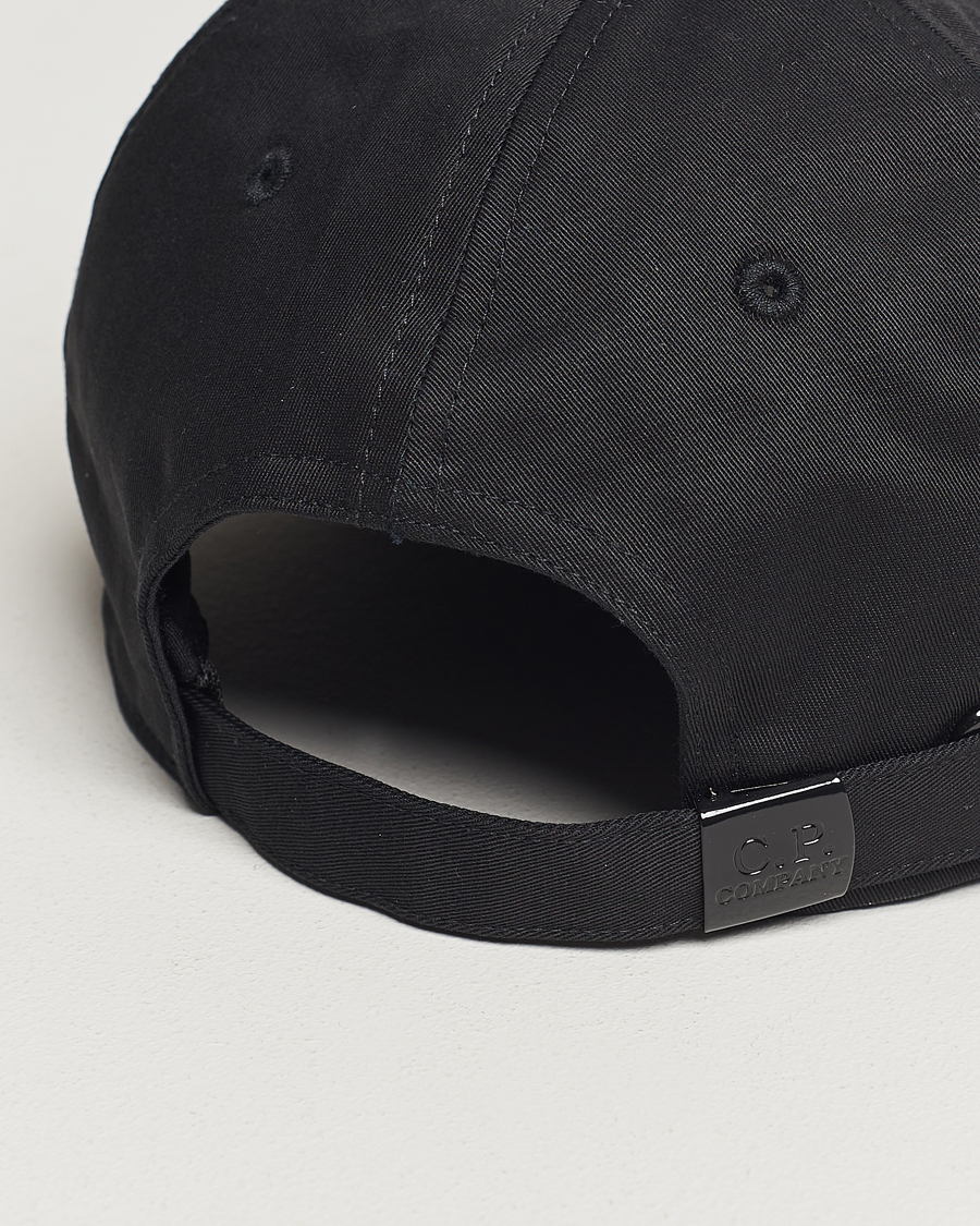 Herren | C.P. Company Cotton Gabardine Cap Black | C.P. Company | Cotton Gabardine Cap Black
