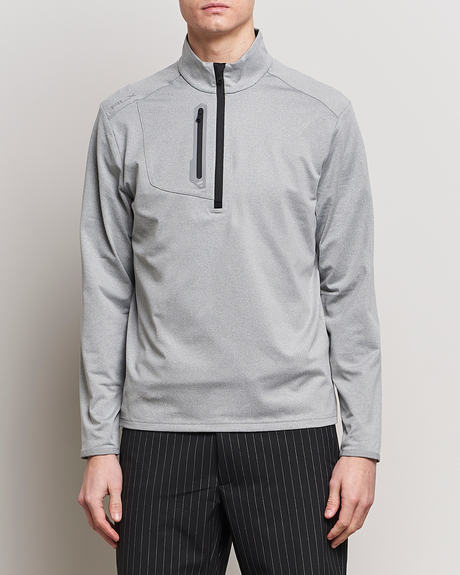 Herren | Pullover | RLX Ralph Lauren | Luxury Jersey Half Zip Andover Heather