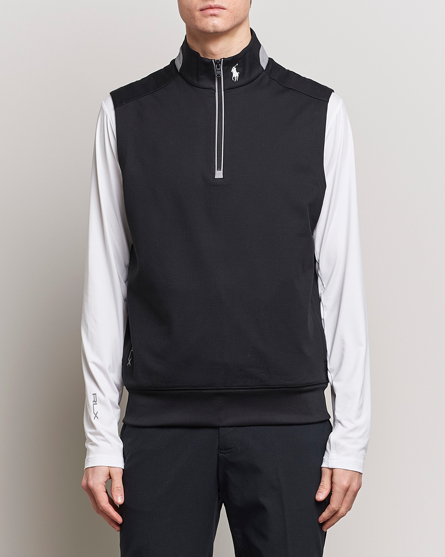 Herren | Pullover | RLX Ralph Lauren | Luxury Performance Vest Polo Black