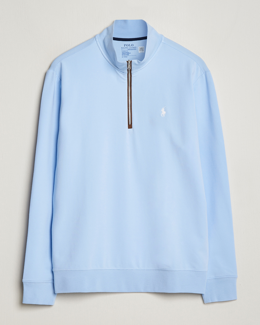 Herren | Pullover | Polo Ralph Lauren Golf | Terry Jersey Half Zip Sweater Office Blue
