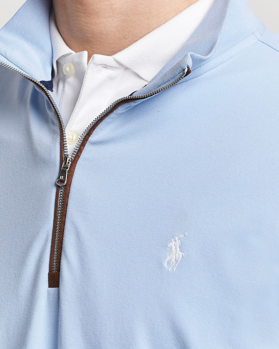 Herren | Pullover | Polo Ralph Lauren Golf | Terry Jersey Half Zip Sweater Office Blue
