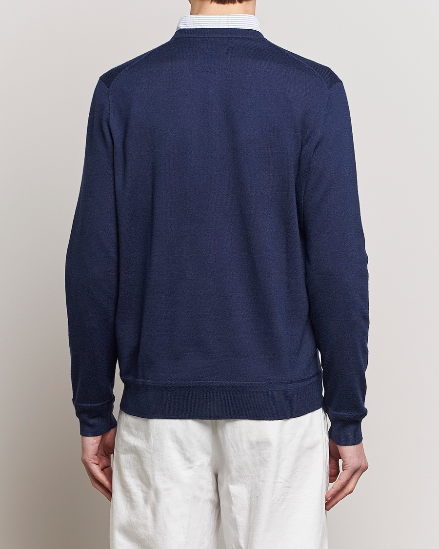 Herren | Pullover | Polo Ralph Lauren Golf | Wool Knitted V-Neck Sweater Refined Navy