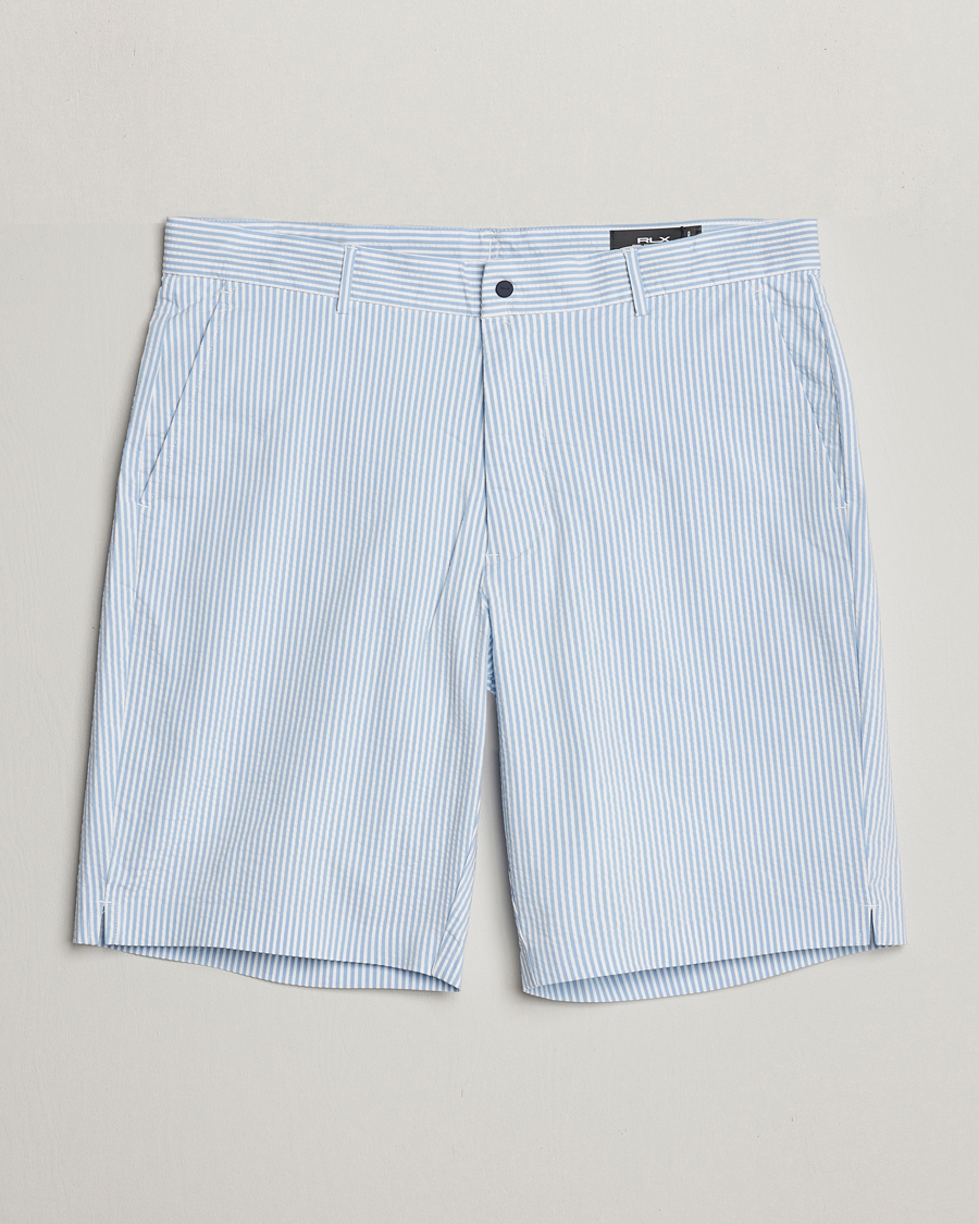 Herren | Shorts | RLX Ralph Lauren | Seersucker Golf Shorts Blue/White
