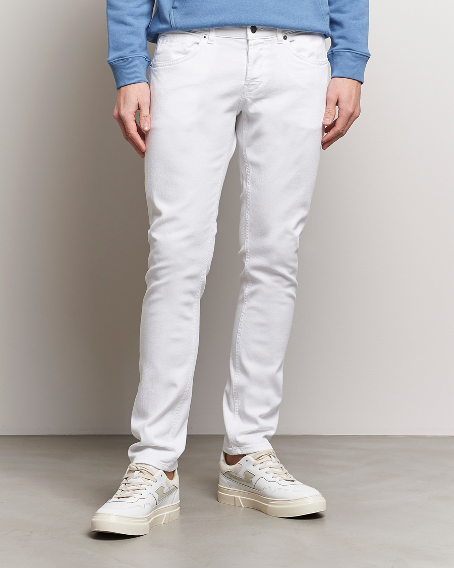 Herren | Dondup | Dondup | George Bullstretch Jeans White