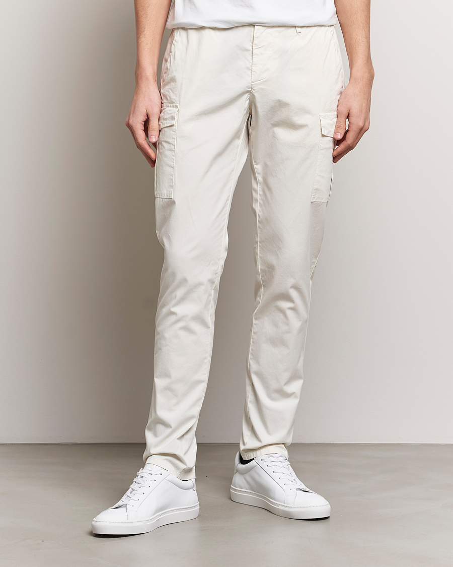 Herren | Kleidung | Dondup | Eddie Cargo Pants Off White