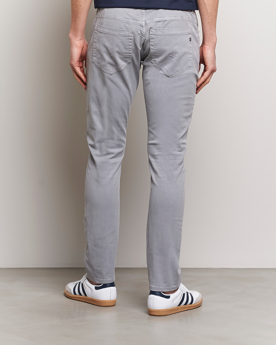 Herren | Hosen | Dondup | George Gabardine 5-Pocket Light Grey