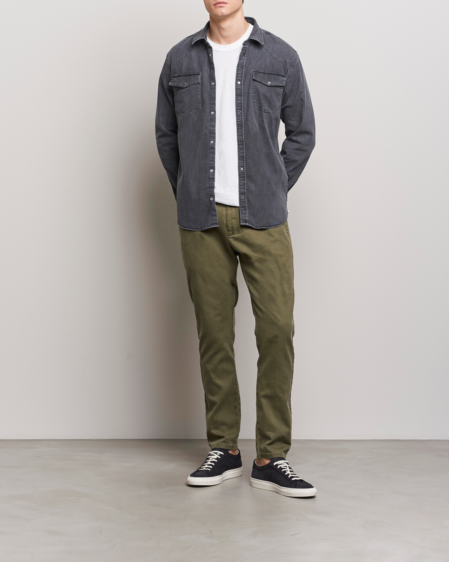 Herren | Hosen | Dondup | Joe Cotton Chinos Olive Green