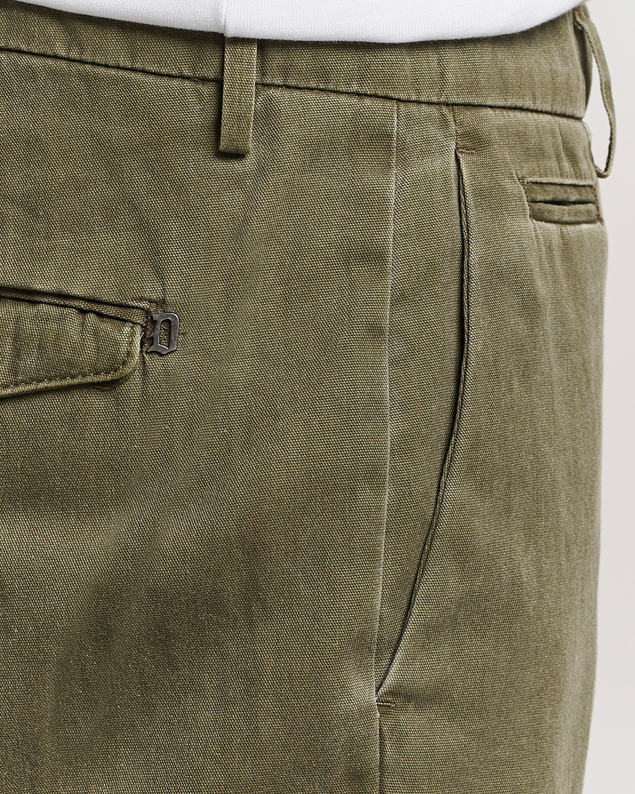 Herren | Hosen | Dondup | Joe Cotton Chinos Olive Green