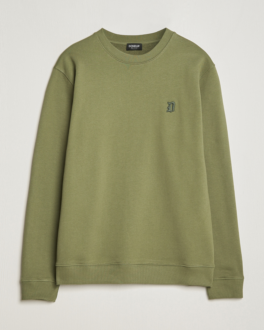 Herren | Pullover | Dondup | Loco Crew Neck Sweatshirt Olive Green