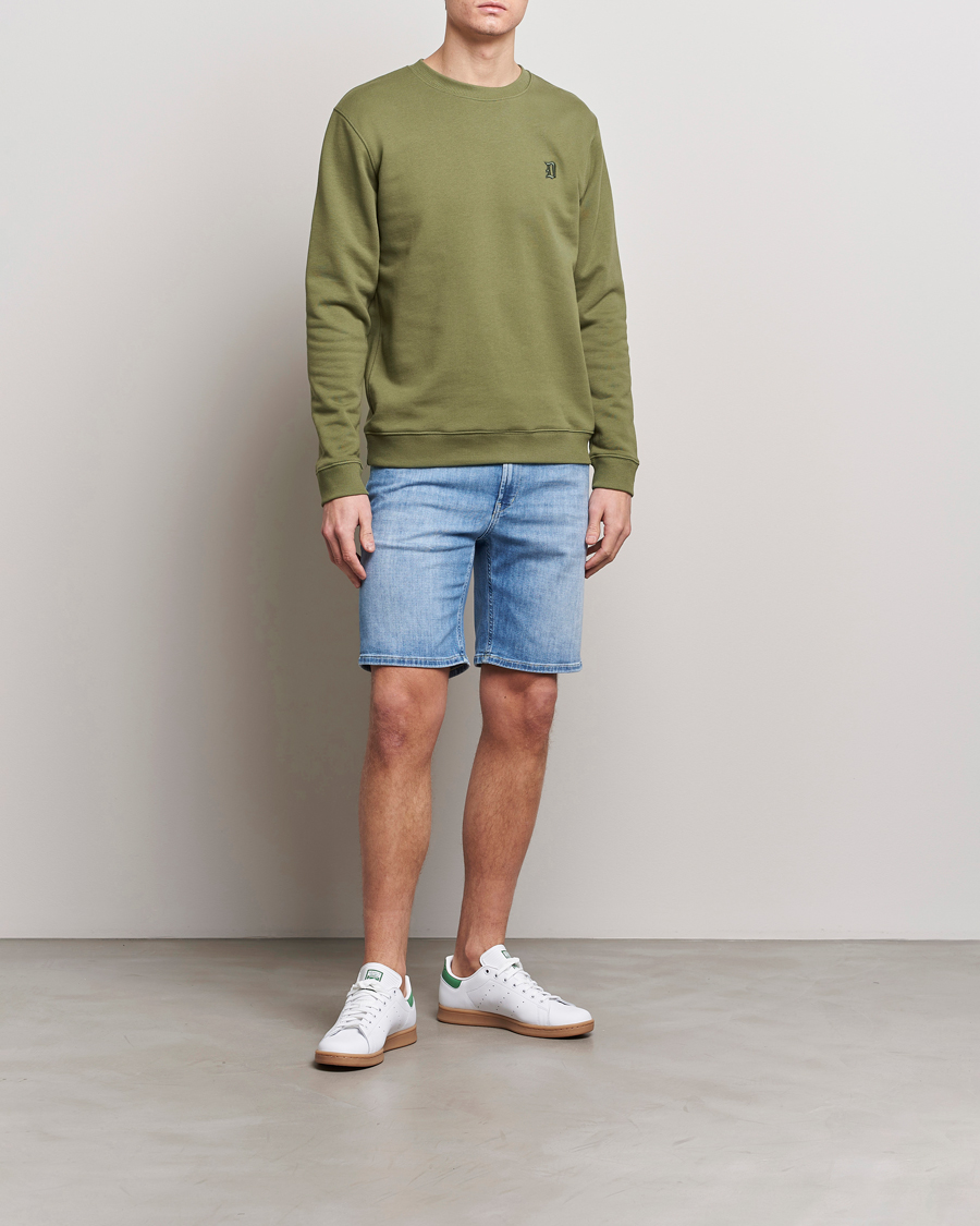 Herren | Pullover | Dondup | Loco Crew Neck Sweatshirt Olive Green