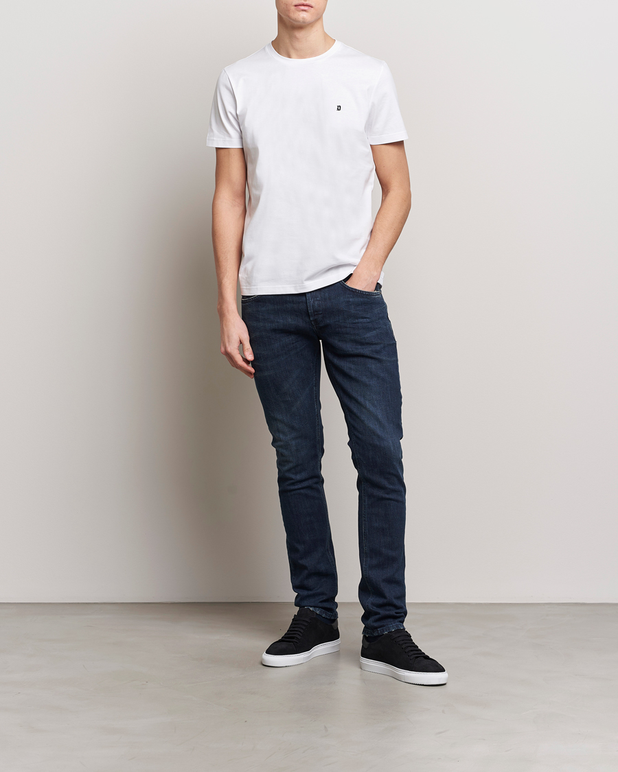 Herren | T-Shirts | Dondup | Logo Crew Neck T-Shirt White