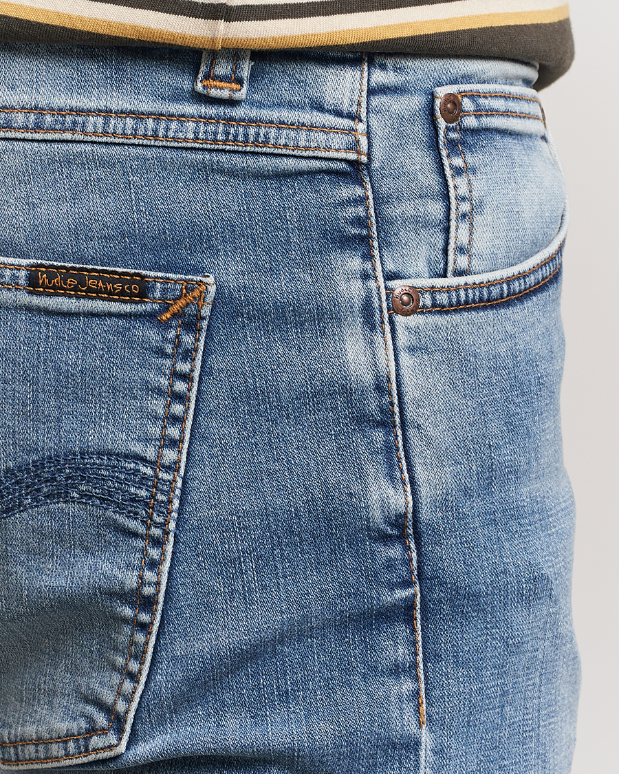 Herren | Jeans | Nudie Jeans | Lean Dean Jeans Broken Blue