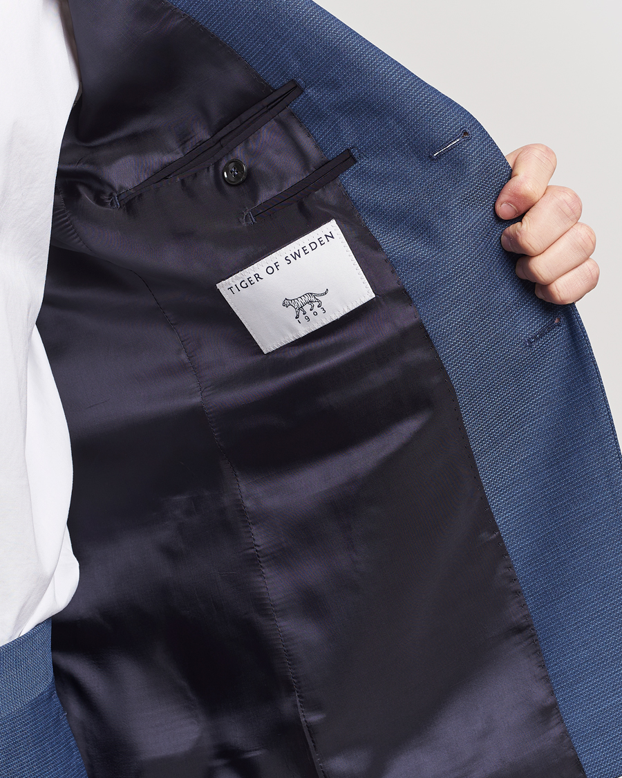 Herren | Sakkos | Tiger of Sweden | Justin Wool Blazer Smokey Blue