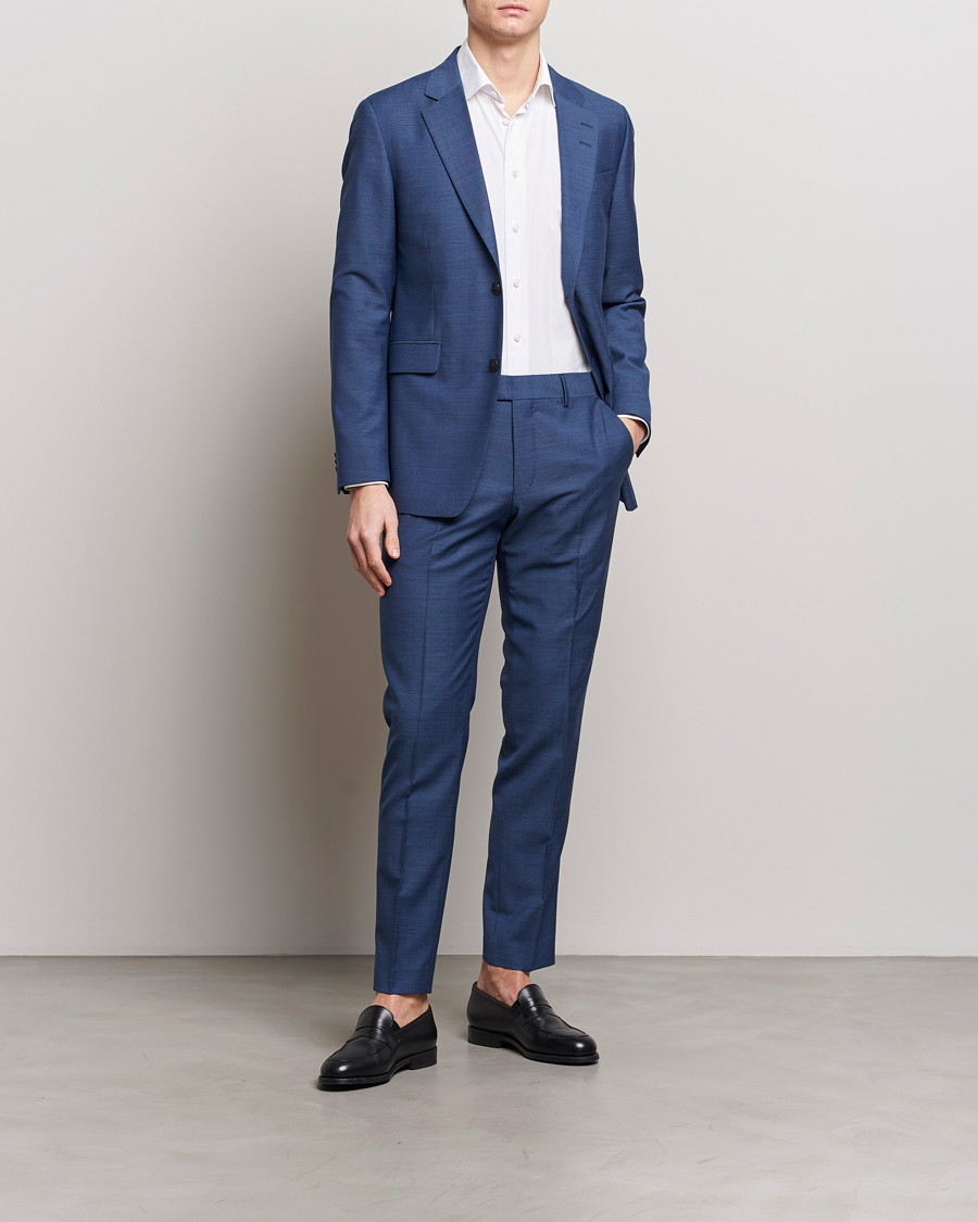 Herren | Hosen | Tiger of Sweden | Tenuta Wool Trousers Smokey Blue