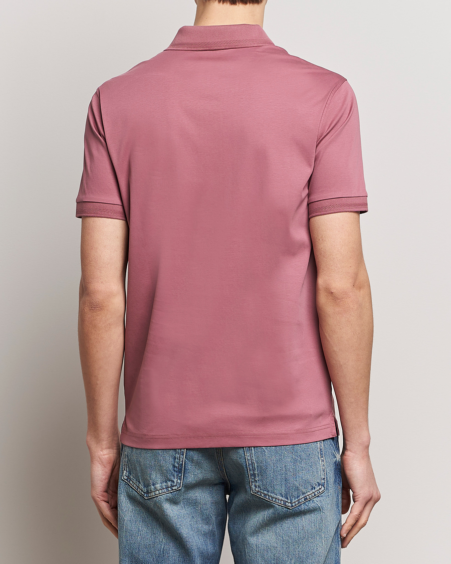Herren | Poloshirts | Tiger of Sweden | Riose Cotton Polo Rose Brown