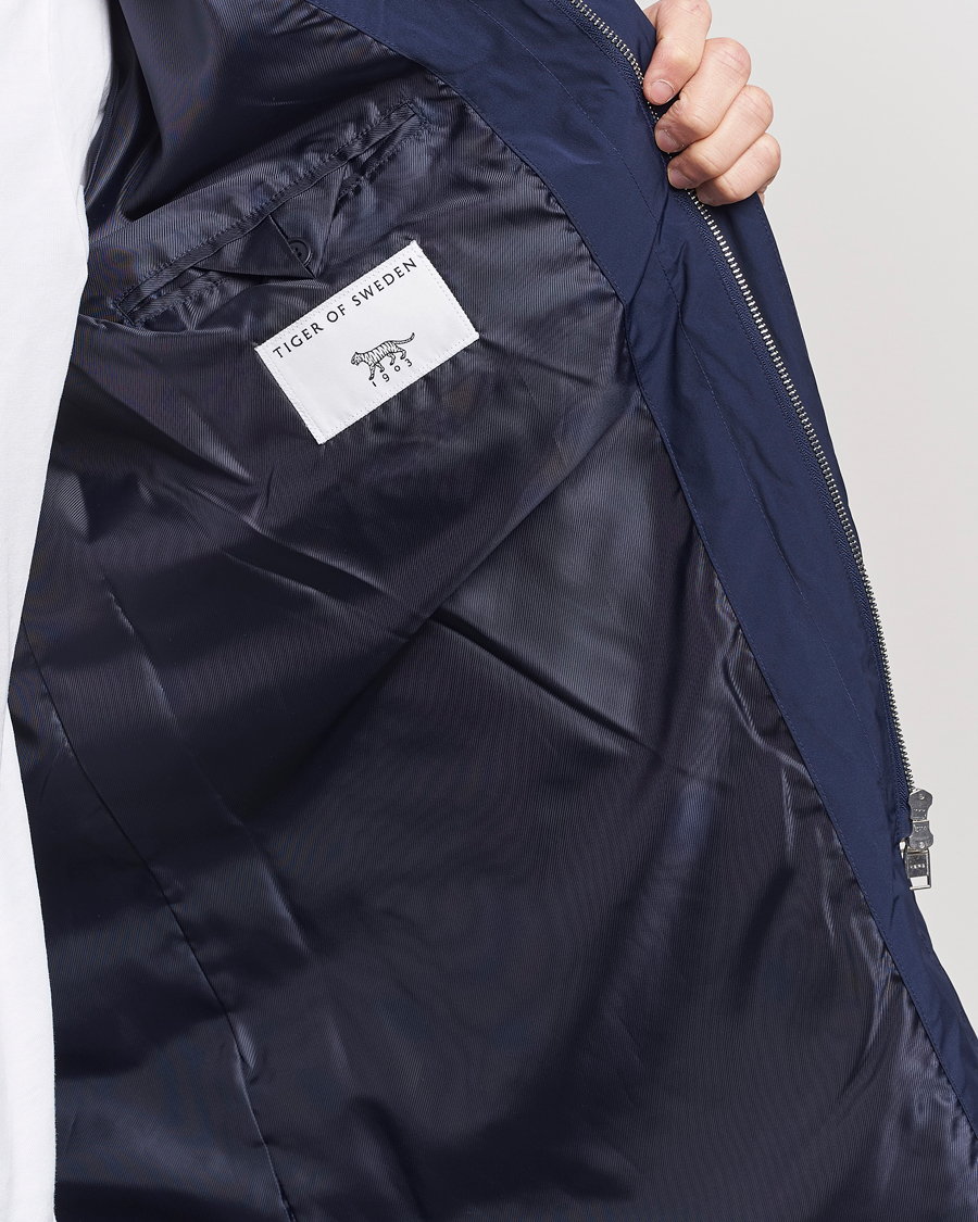 Herren | Jacken | Tiger of Sweden | Cort Car Coat Indigo