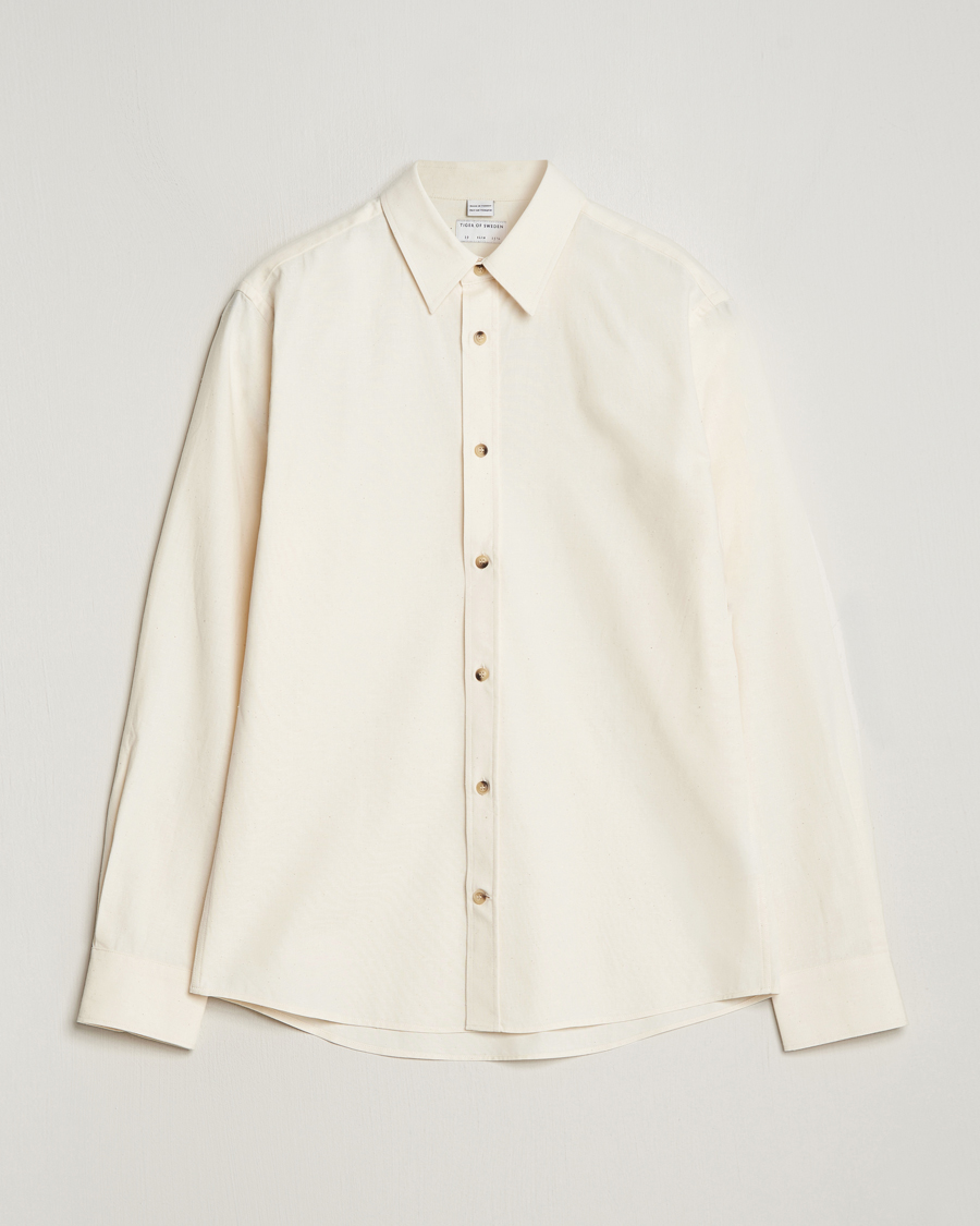 Herren | Hemden | Tiger of Sweden | Spenser Cotton Shirt Off White