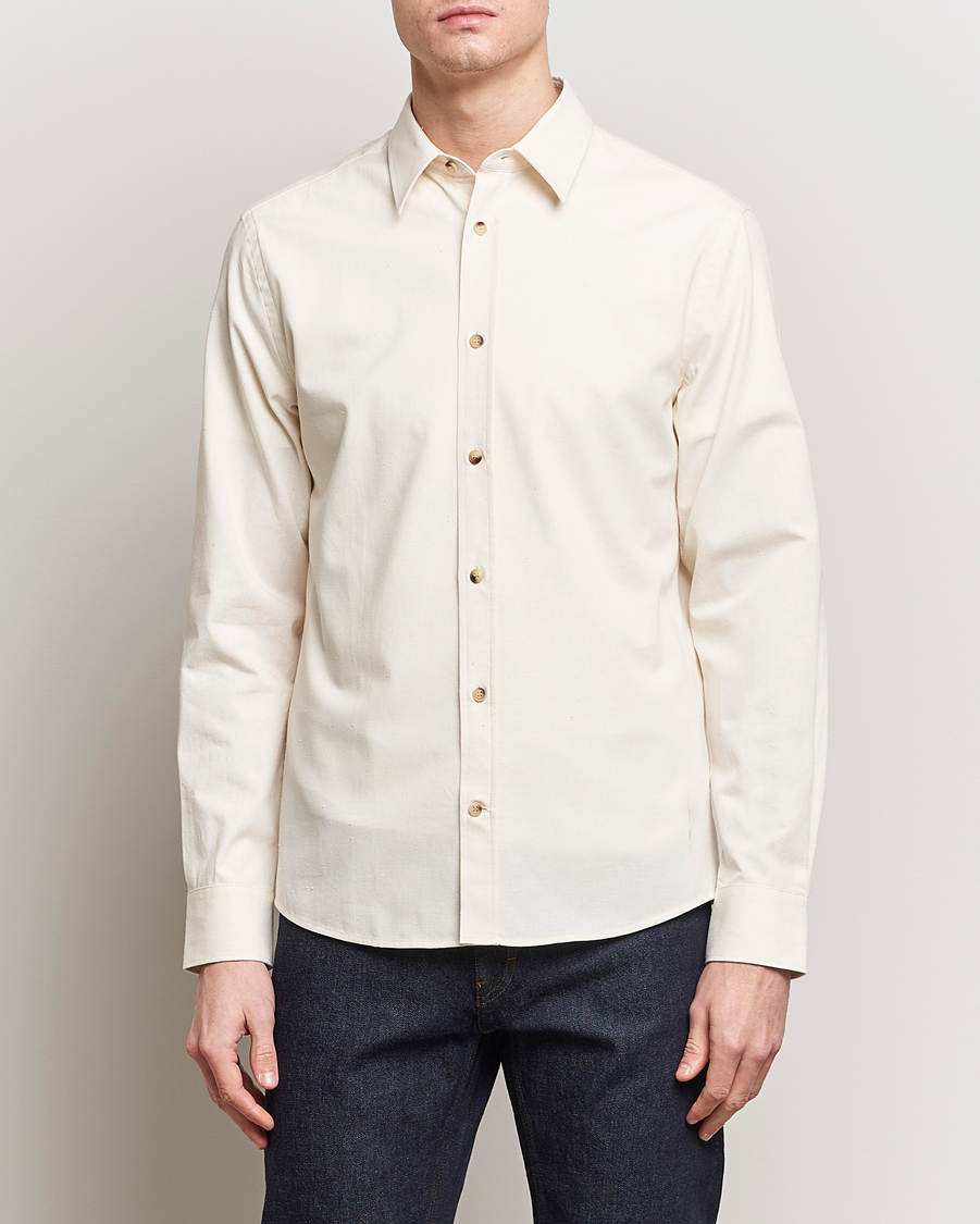 Herren | Freizeithemden | Tiger of Sweden | Spenser Cotton Shirt Off White