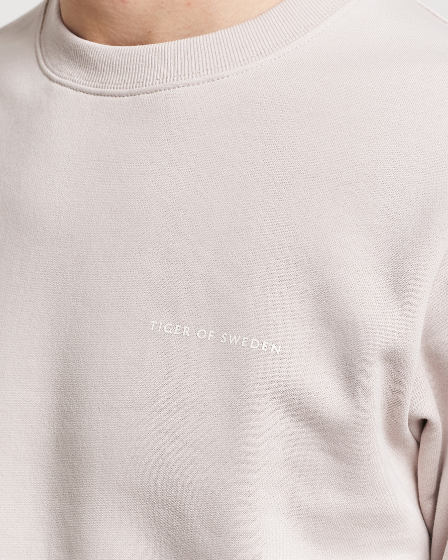 Herren | Pullover | Tiger of Sweden | Emerson Crew Neck Sweatshirt Grey Sand