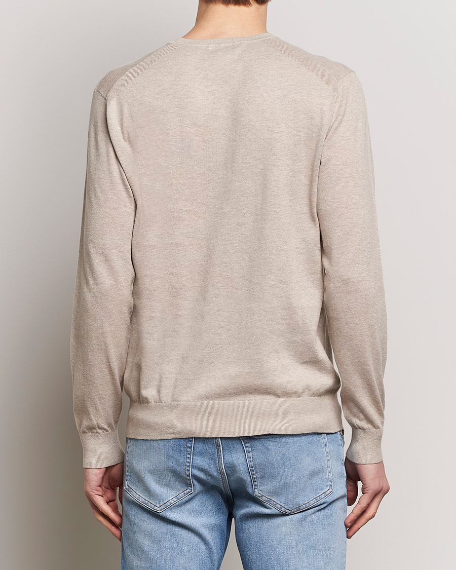 Herren | Pullover | Tiger of Sweden | Michas Cotton/Linen Knitted Sweater Soft Latte