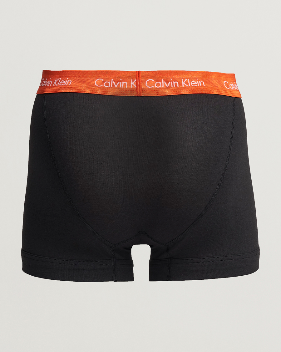 Herren | Trunks | Calvin Klein | Cotton Stretch Trunk 3-pack Red/Grey/Moss