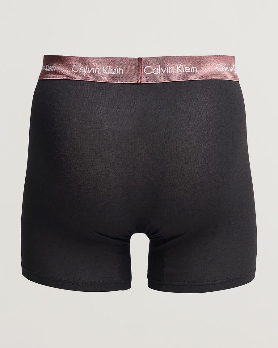Herren | Slips | Calvin Klein | Cotton Stretch 3-Pack Boxer Breif Rose/Ocean/White