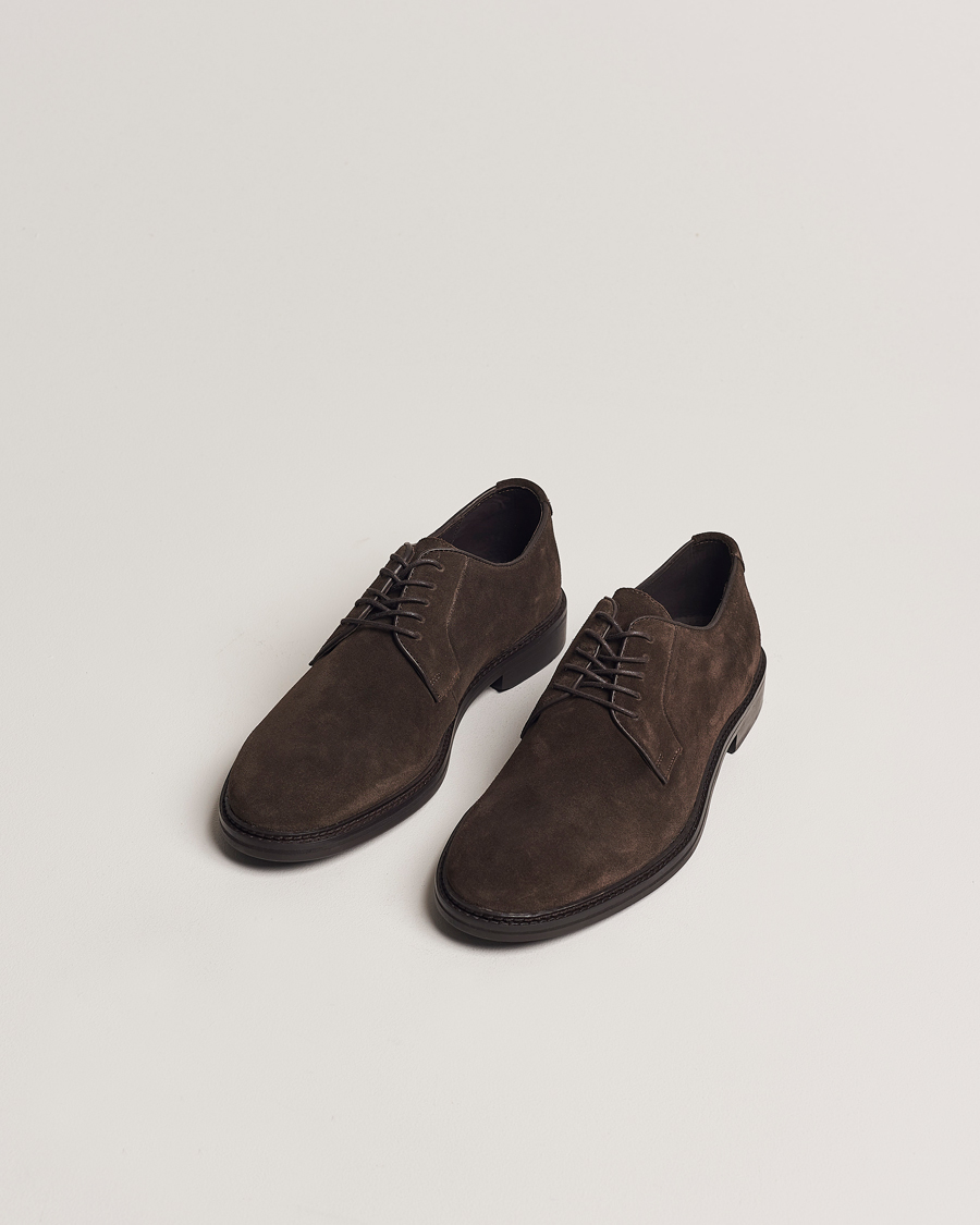 Herren | GANT Bidford Suede Derby Coffee Brown | GANT | Bidford Suede Derby Coffee Brown