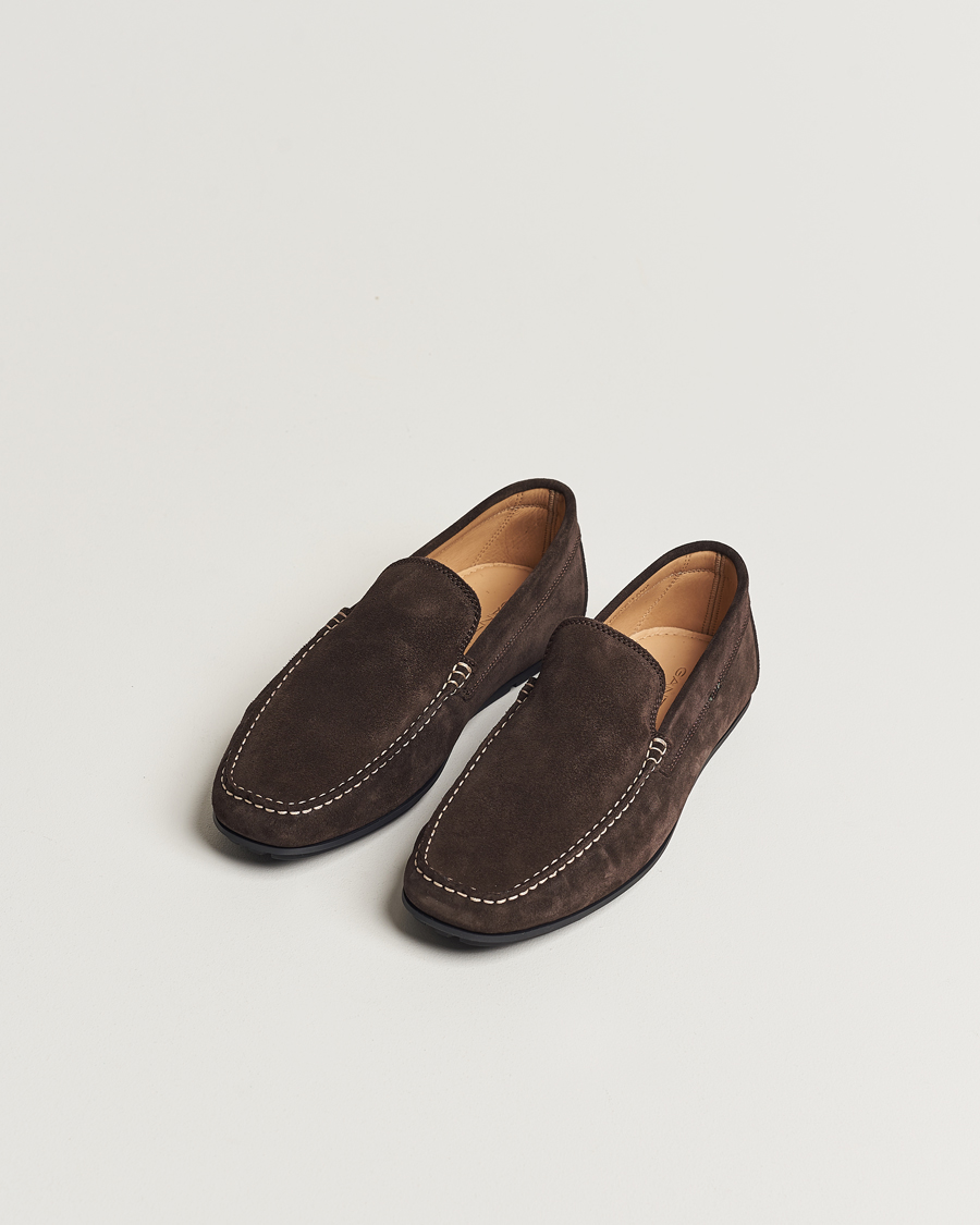 Herren | GANT Wilmon Suede Car Shoe Dark Brown | GANT | Wilmon Suede Car Shoe Dark Brown