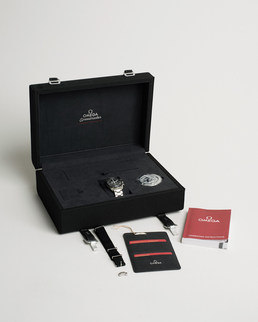 Herren | Omega Pre-Owned Speedmaster Moonwatch PRO 005 Steel Black Silver | Omega Pre-Owned | Speedmaster Moonwatch PRO 005 Steel Black Silver