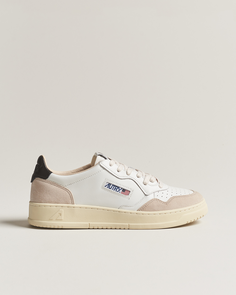 Herren | Sneaker | Autry | Medalist Low Leather/Suede Sneaker White/Black