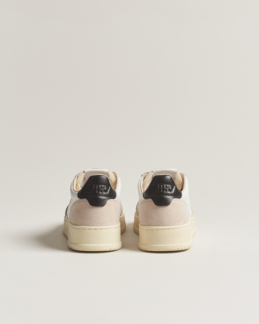 Herren | Sneaker | Autry | Medalist Low Leather/Suede Sneaker White/Black