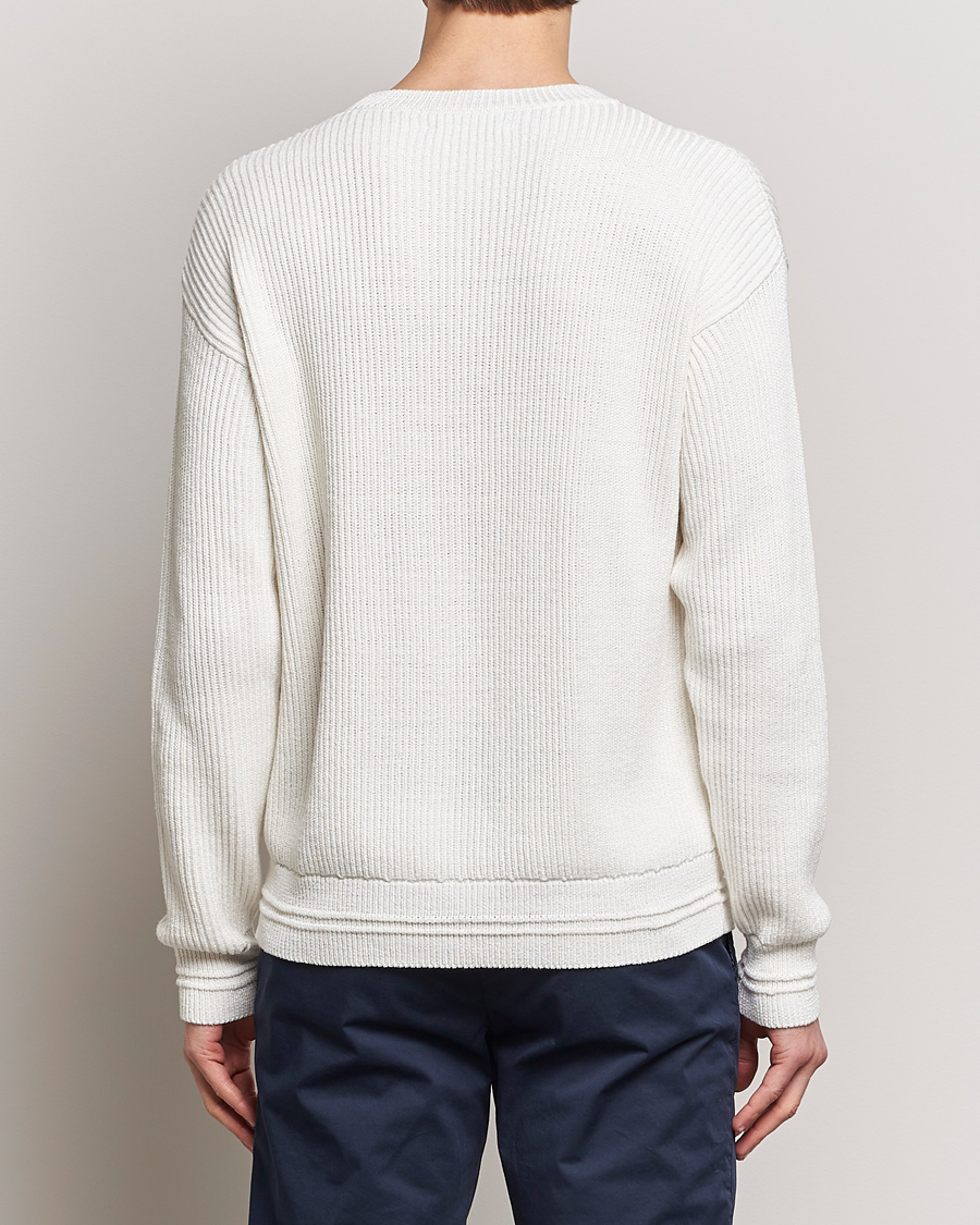 Herren | Pullover | Kiton | Cotton/Silk Rib Pullover Off White
