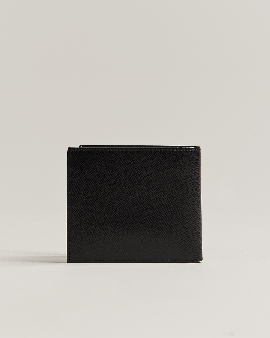 Herren | Kiton | Kiton | Saffiano Leather Wallet Black