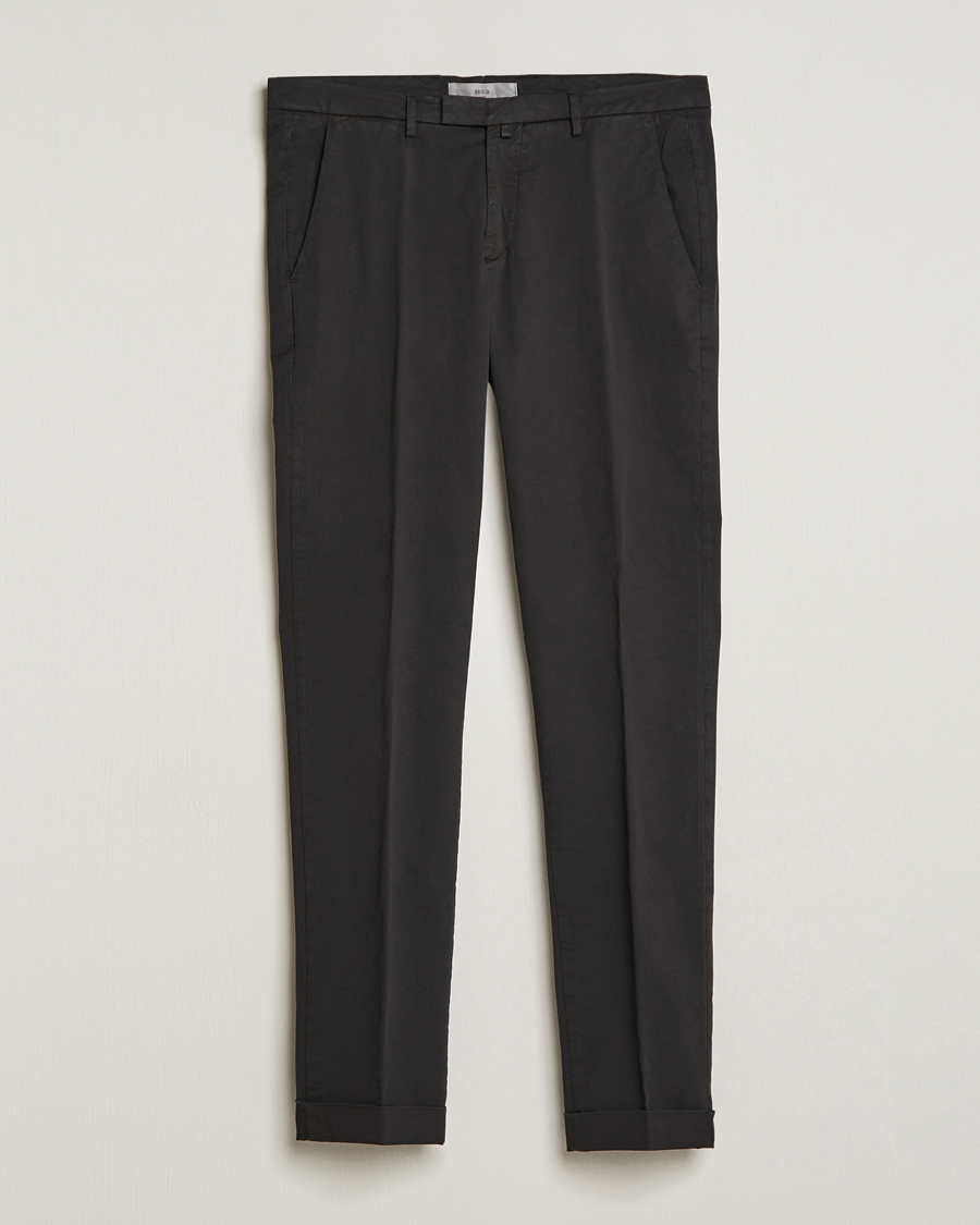 Herren | Hosen | Briglia 1949 | Slim Fit Cotton Stretch Chinos Black