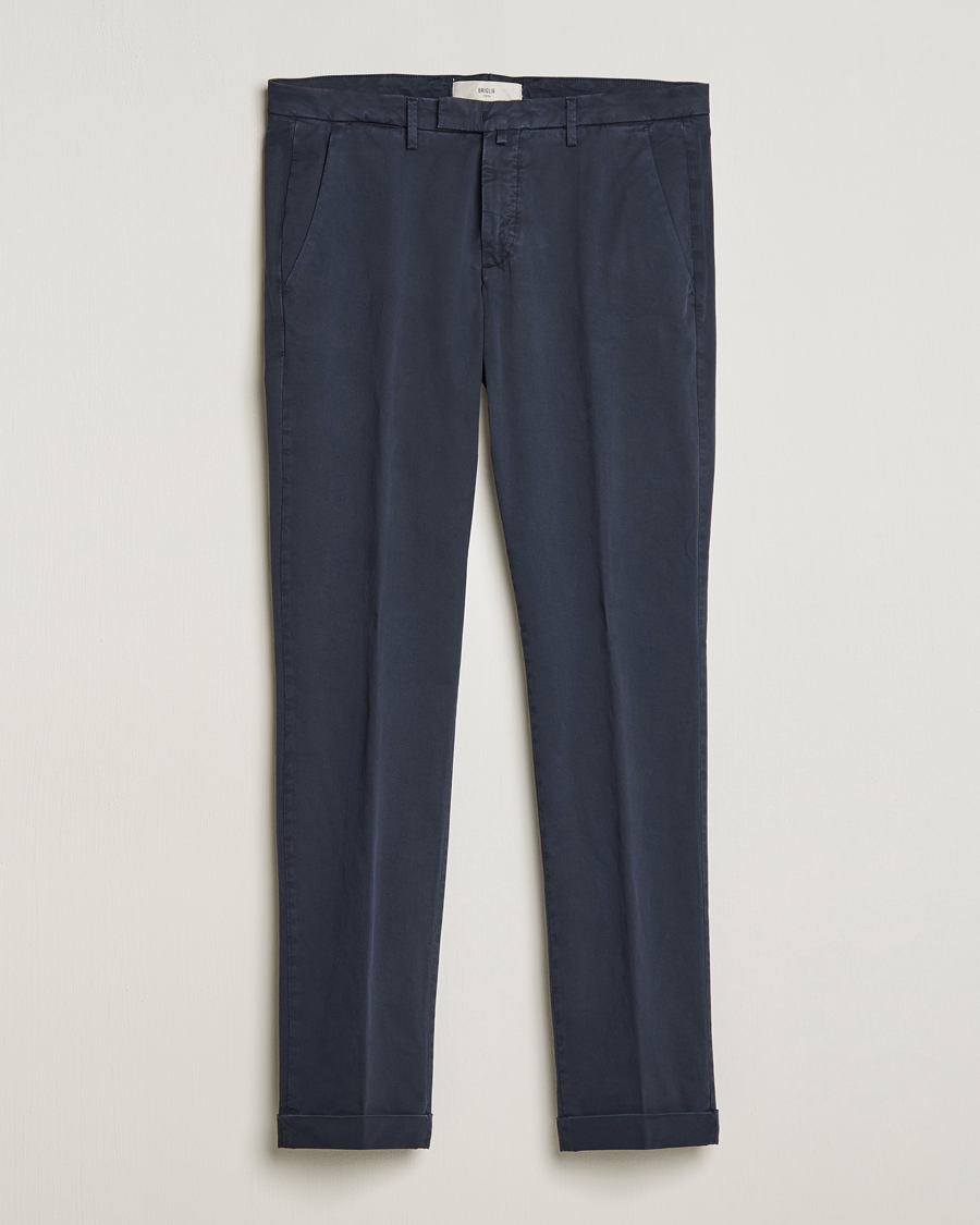 Herren | Hosen | Briglia 1949 | Slim Fit Cotton Stretch Chinos Navy