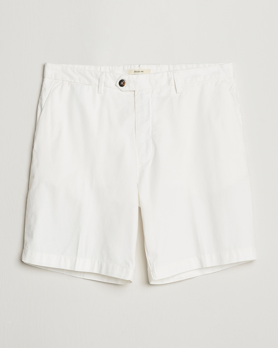 Herren | Shorts | Briglia 1949 | Easy Fit Cotton Shorts White