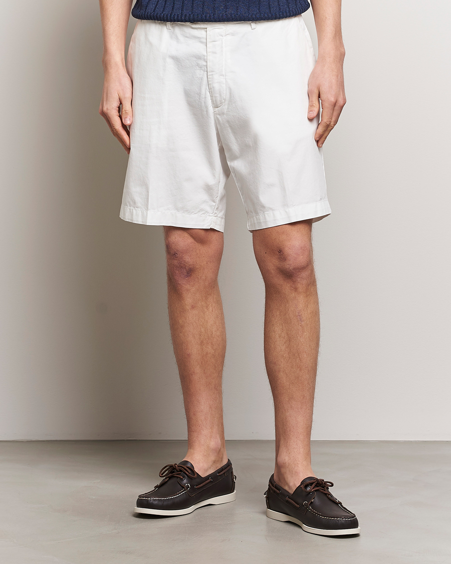 Herren | Chinoshorts | Briglia 1949 | Easy Fit Cotton Shorts White