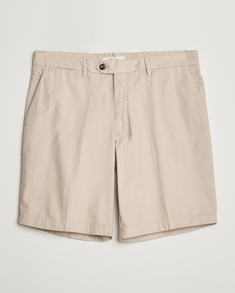 Herren | Shorts | Briglia 1949 | Easy Fit Cotton Shorts Beige