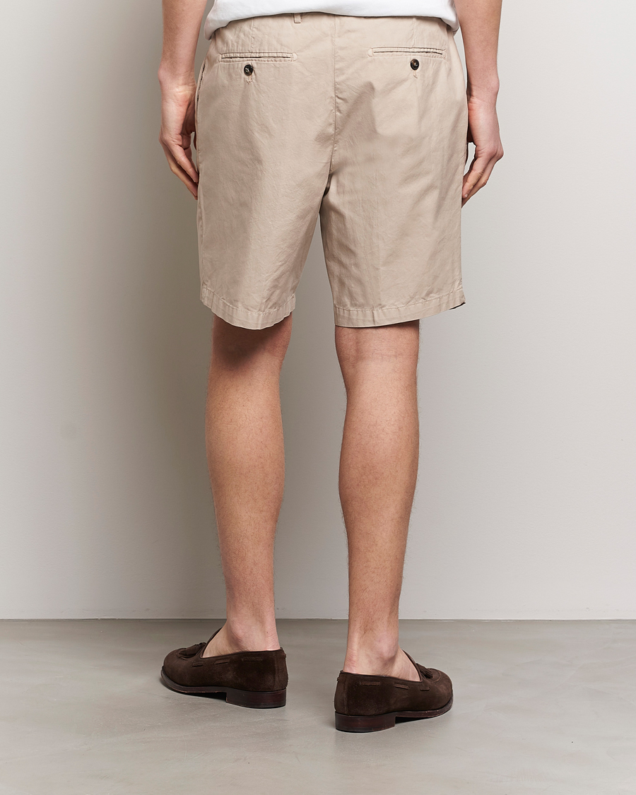 Herren | Shorts | Briglia 1949 | Easy Fit Cotton Shorts Beige